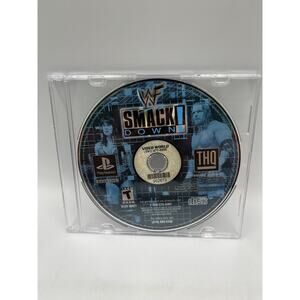 WWF SmackDown (Sony PlayStation 1, 2000) Disc And Case. No Manual